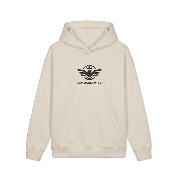 Motorcycle Hoodie — "Monarch Motorclothes: Live Free • Fear Nothing" Distressed Logo