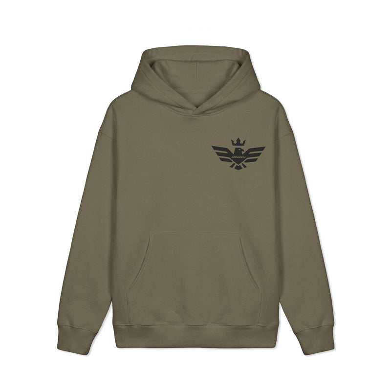 Monarch Motor Clothing Hoodie — Vintage Motorcycle Logo Pullover