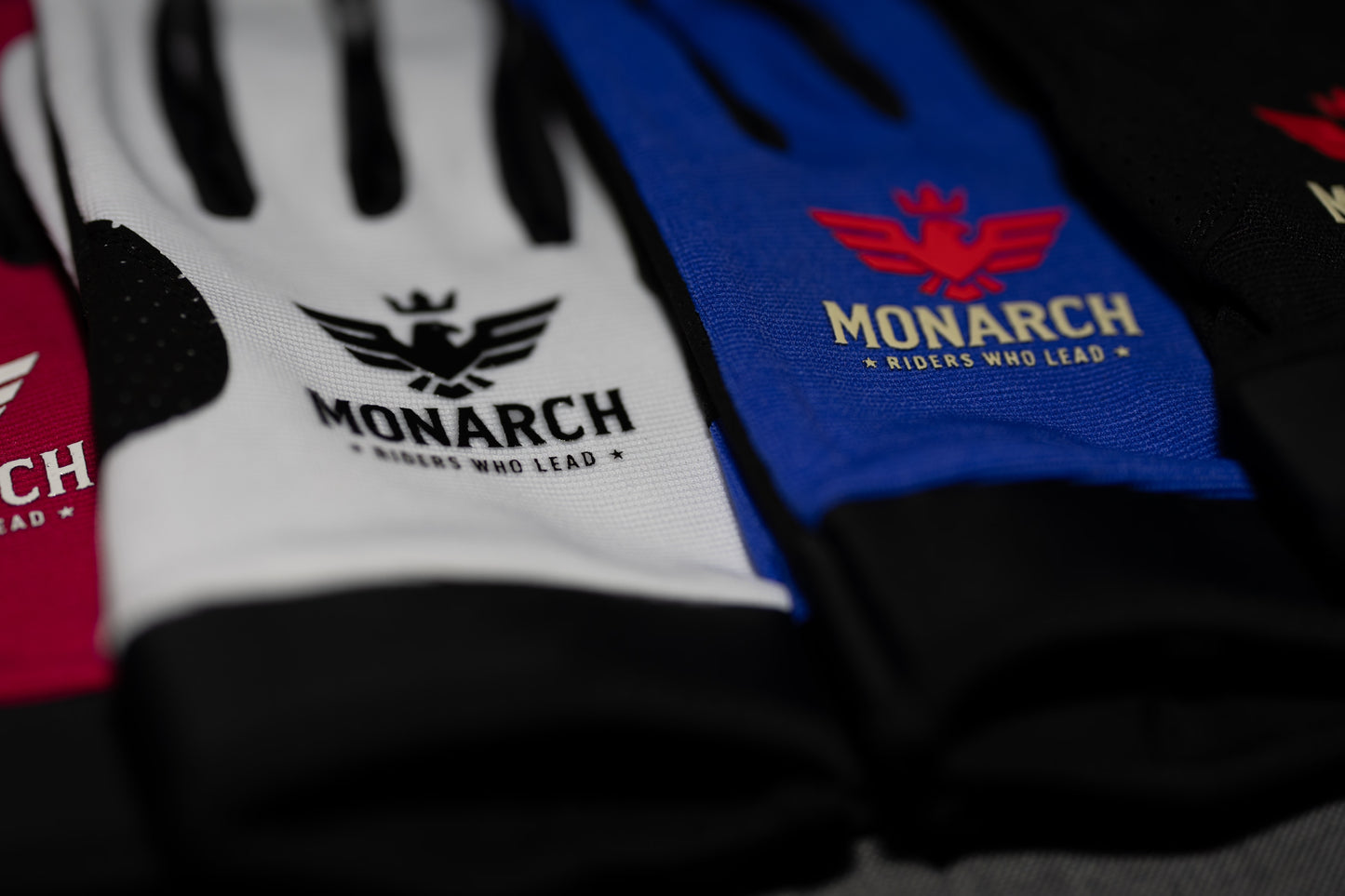 White moto glove