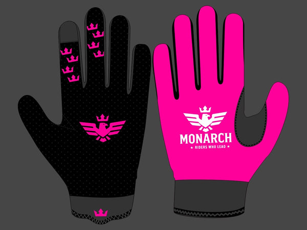 Pink Moto Gloves